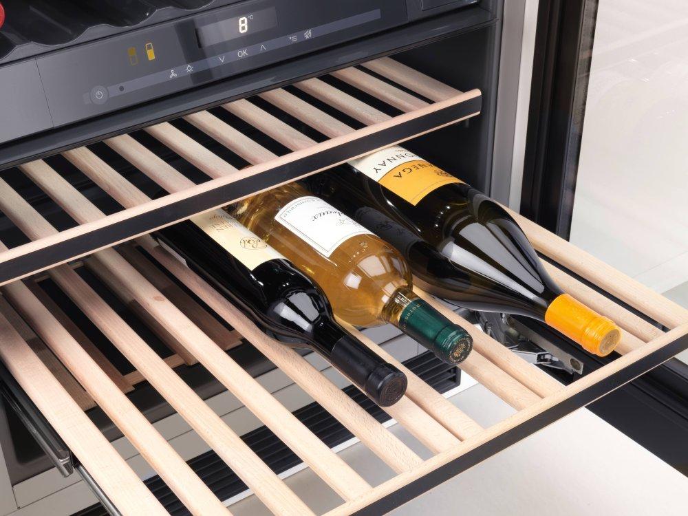 Miele KWT6322UGOB Kwt 6322 Ug Obsidian Black Glass - Built-Under Wine Storage Unit With Flexiframe And Push2Open For Greater Versatility And Top-Quality Design.