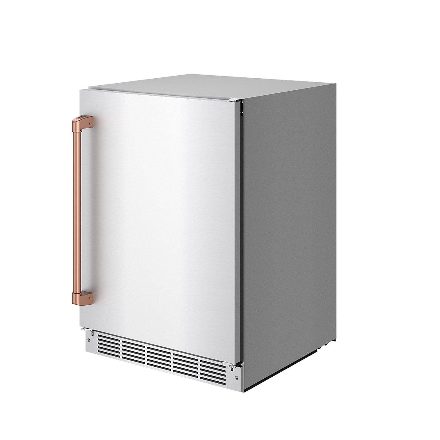Thor Kitchen RBC24SSDRSG Gordon Ramsay Collection 24 Inch Outdoor Undercounter Beverage Cooler In Stainless Steel/Rose Gold