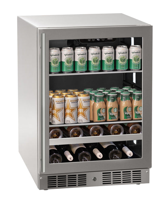 Marvel MRBV224SG31A 24 Inch Beverage Center With Door Style - Stainless Steel Frame Glass
