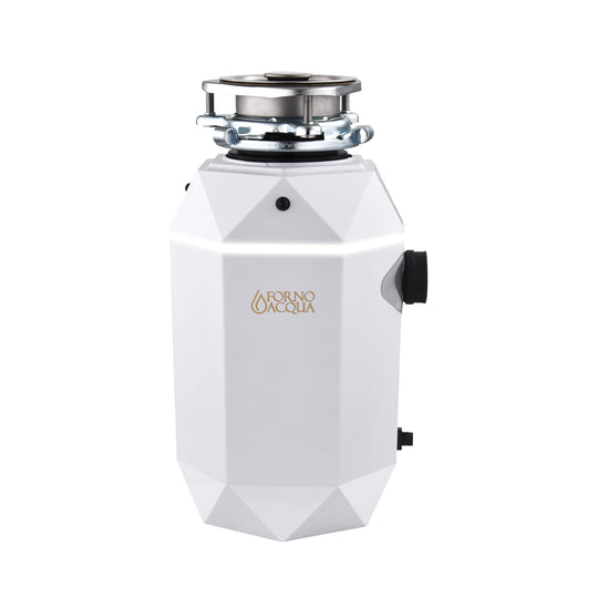 Forno WDD075TA2MS Forno Acqua Brightdiamond Moonstone 3/4Hp Super Quiet Garbage Disposal Corded With Motion Sensor Cabinet Light & Pre-Wired Air Switch