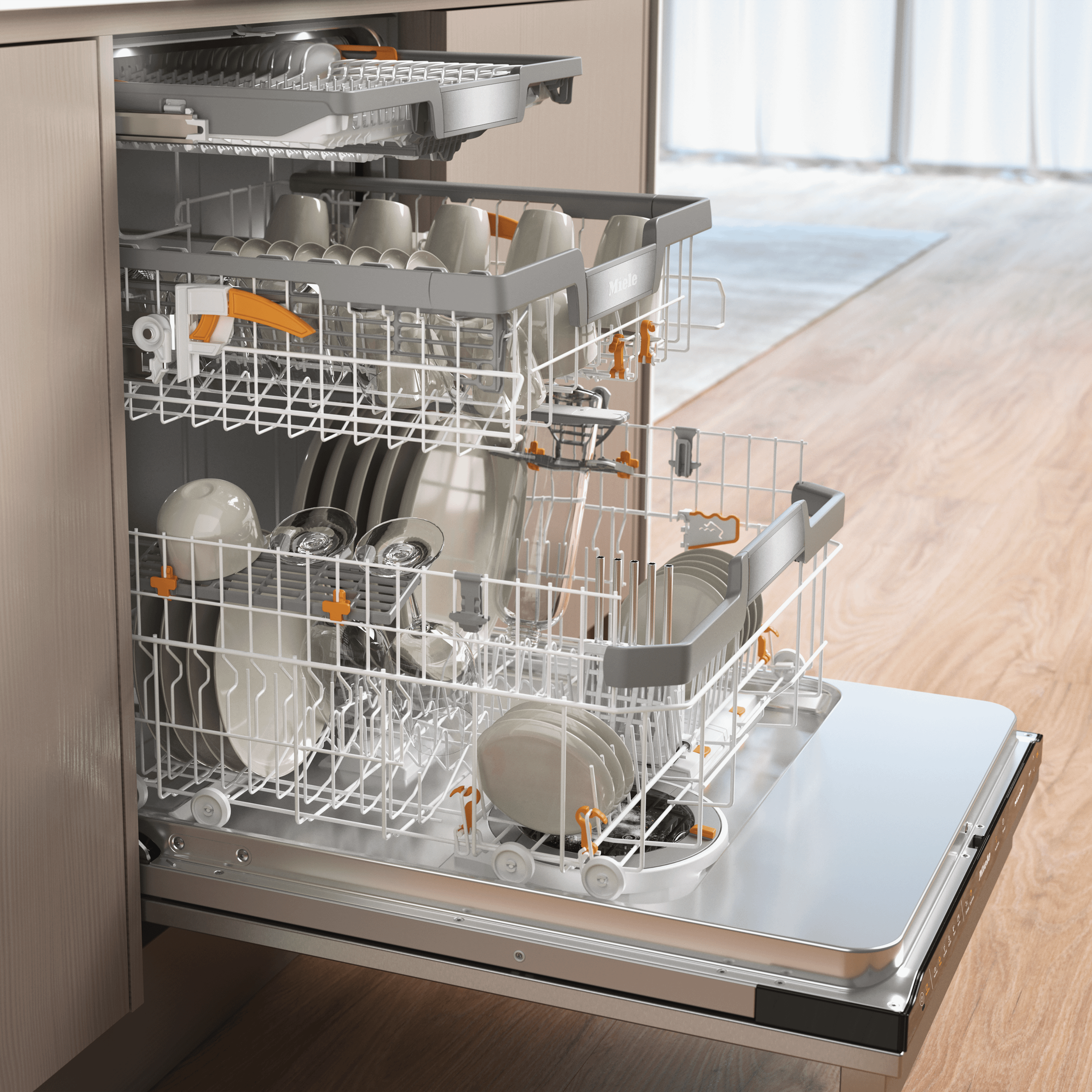 Miele G7766SCVISF G 7766 Scvi Sf Autodos - Fully-Integrated, Full-Size Dishwasher With Automatic Dispensing Thanks To Autodos With Integrated Powerdisk.