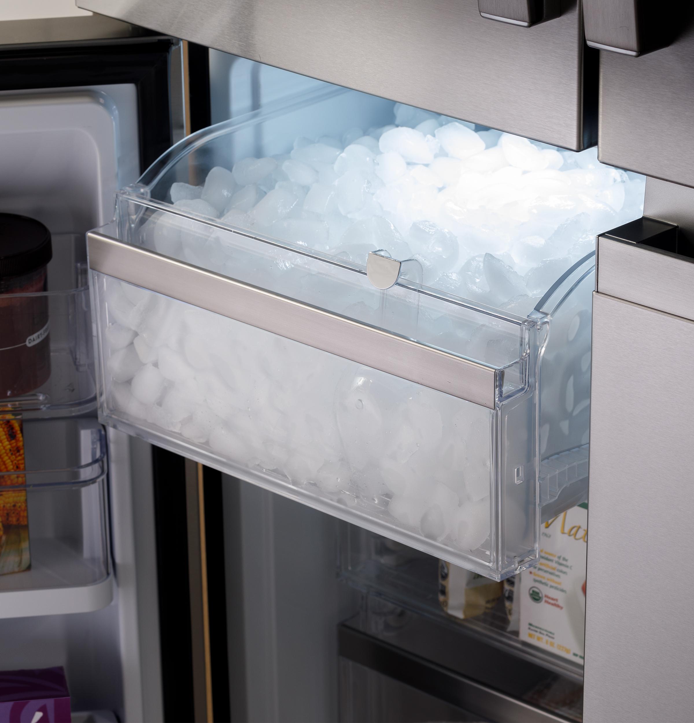 Ge Appliances PHD23BYWFS Ge Profile™ Energy Star® 22.9 Cu. Ft. Counter-Depth Quad-Door Refrigerator With Dual-Dispense Autofill Pitcher And Door In Door