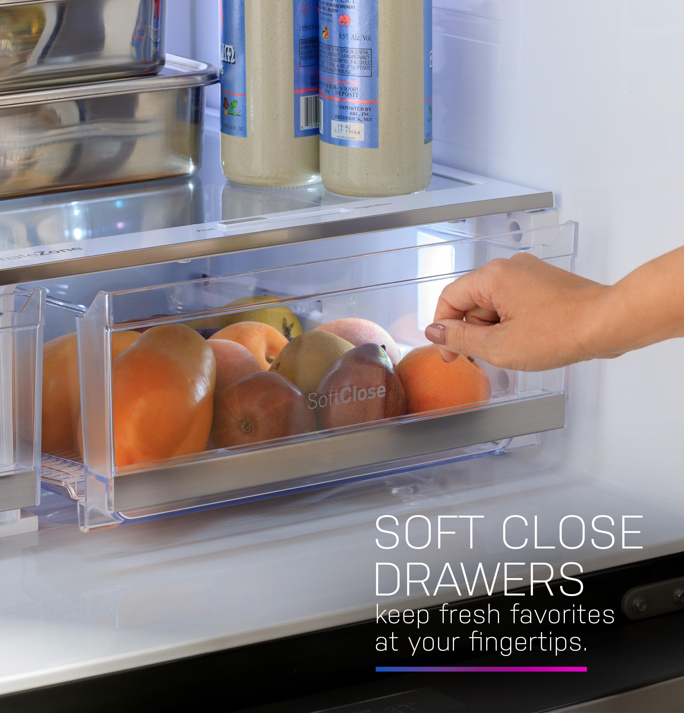 Ge Appliances PHD23BYWFS Ge Profile™ Energy Star® 22.9 Cu. Ft. Counter-Depth Quad-Door Refrigerator With Dual-Dispense Autofill Pitcher And Door In Door