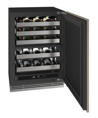 U-Line URWD324IS01A Urwd324 24" Dual-Zone Wine Refrigerator With Integrated Solid Finish (115 V/60 Hz)