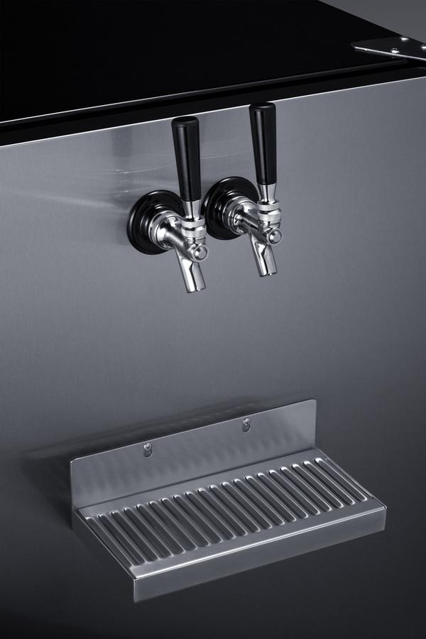 Summit SBC7BRSFRTP 24" Wide Front Tap Built-In Beer Kegerator