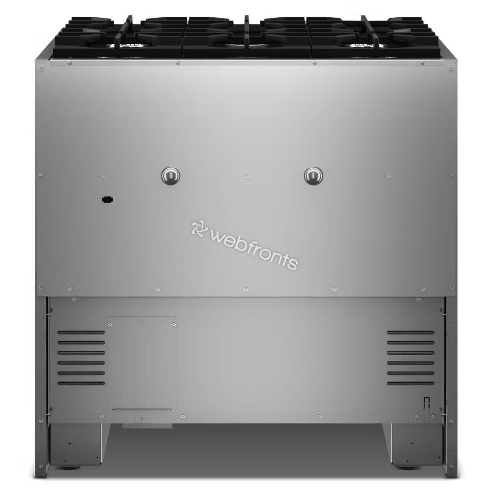 Kitchenaid KFDS936SWF 36-Inch 6 Burner Commercial-Style Dual Fuel Range With No Preheat Air Fry Mode