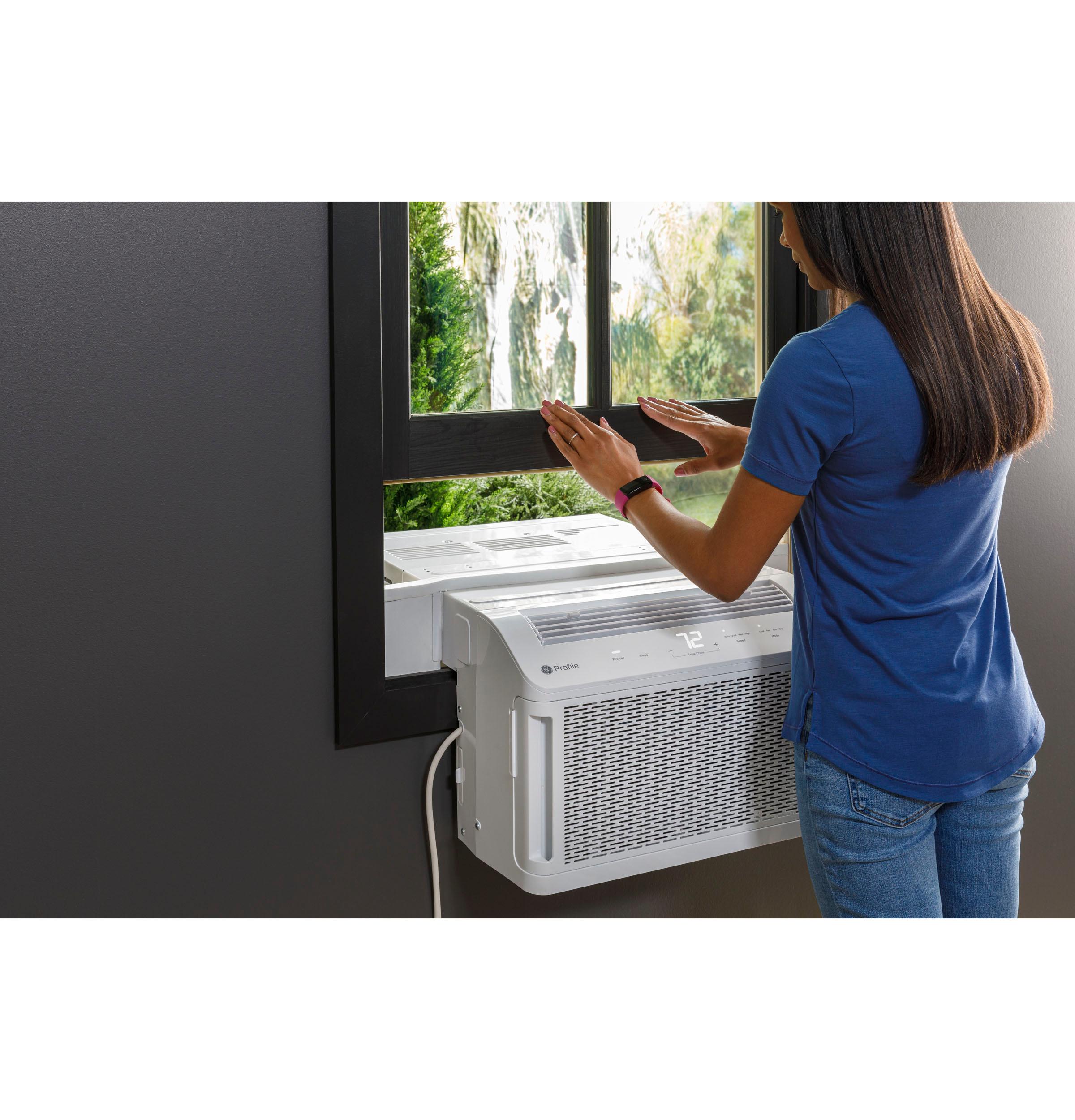 Ge Appliances PHNT12CC Ge Profile Clearview™ 12,200 Btu Inverter Smart Ultra Quiet Window Air Conditioner For Large Rooms Up To 550 Sq. Ft.
