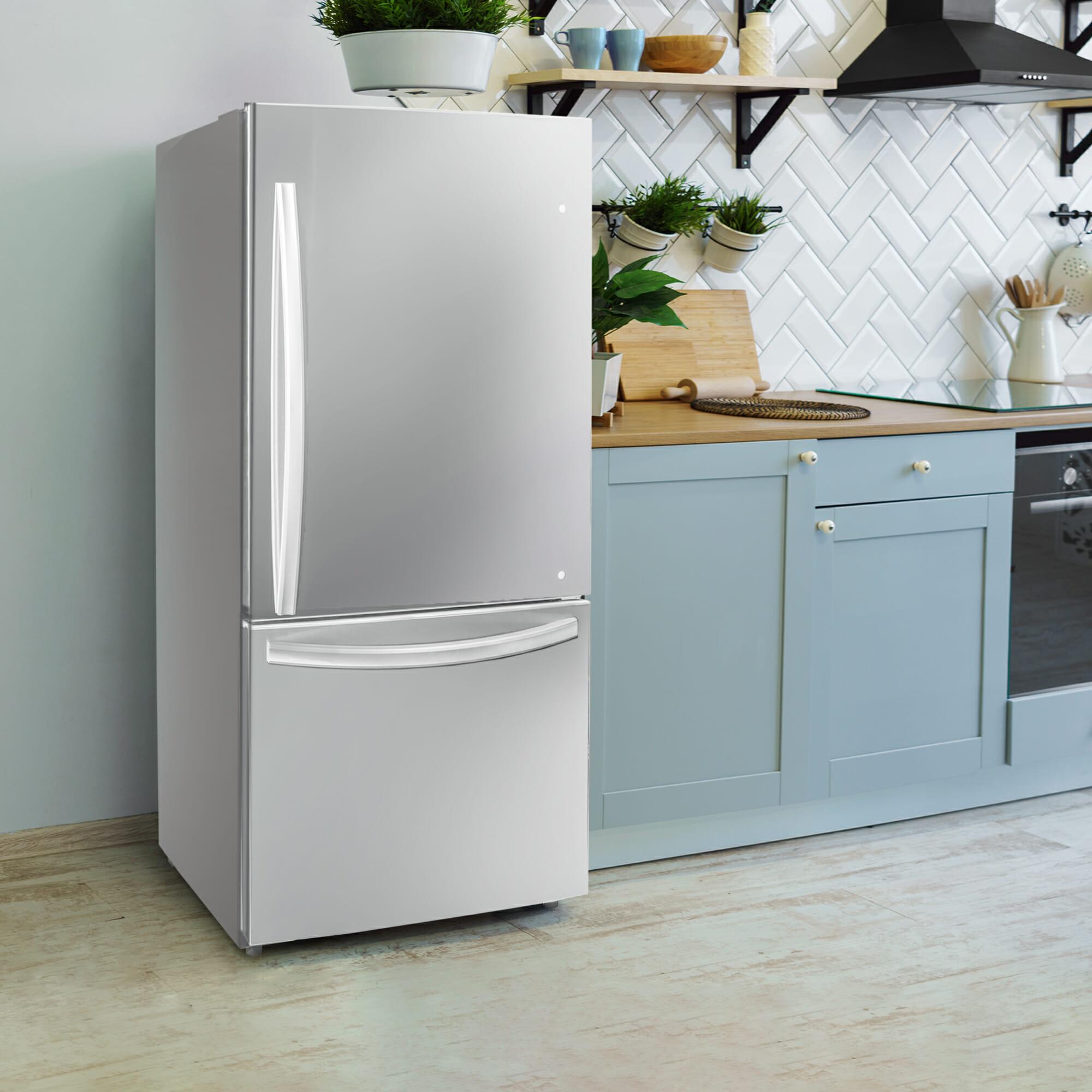 Danby DBM187E1SSDB Danby Designer 18.7 Cu. Ft. Apartment Fridge Bottom Mount In Stainless Steel