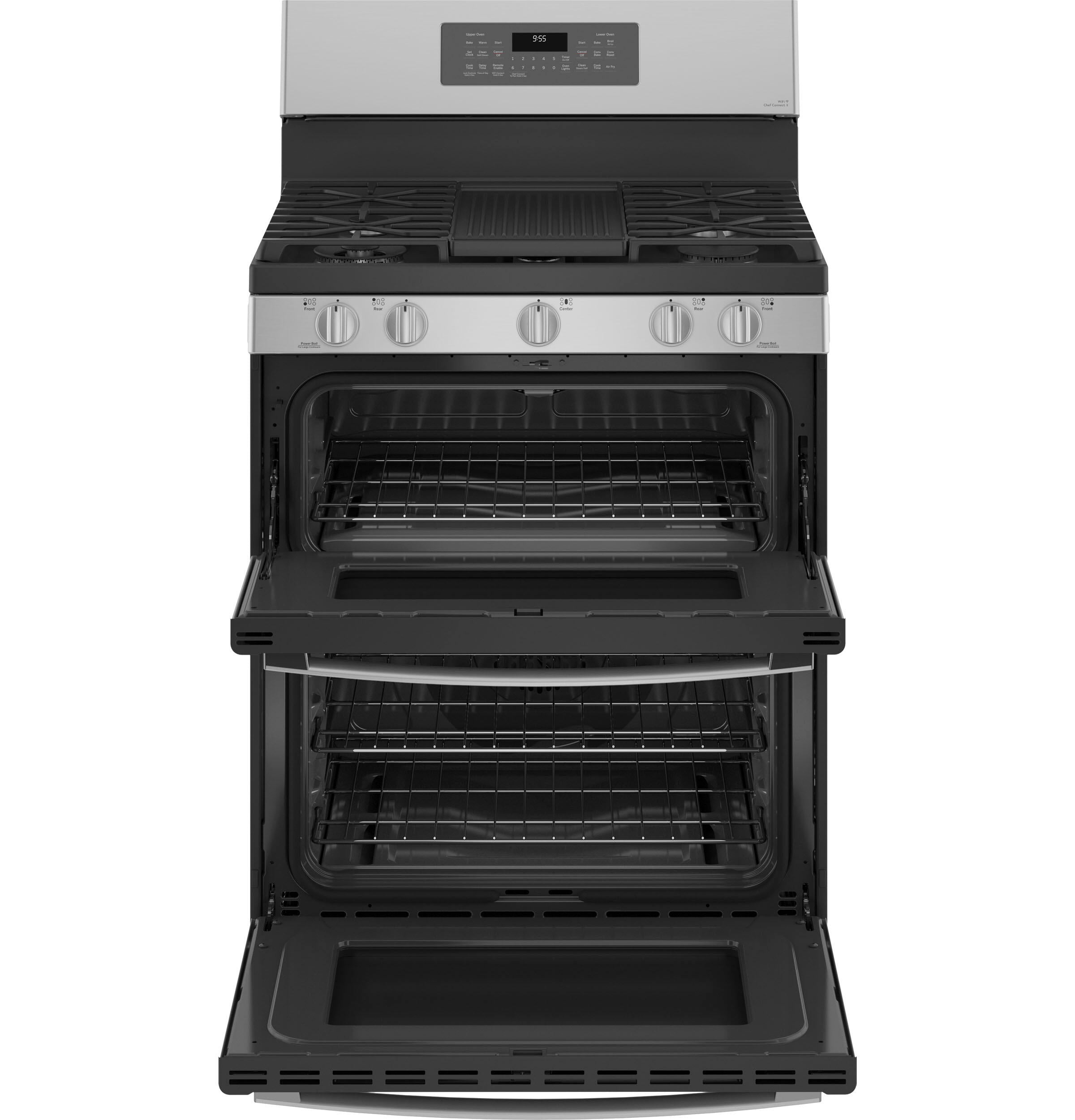 Ge Appliances PGB965YPFS Ge Profile™ 30" Free-Standing Gas Double Oven Convection Fingerprint Resistant Range With No Preheat Air Fry