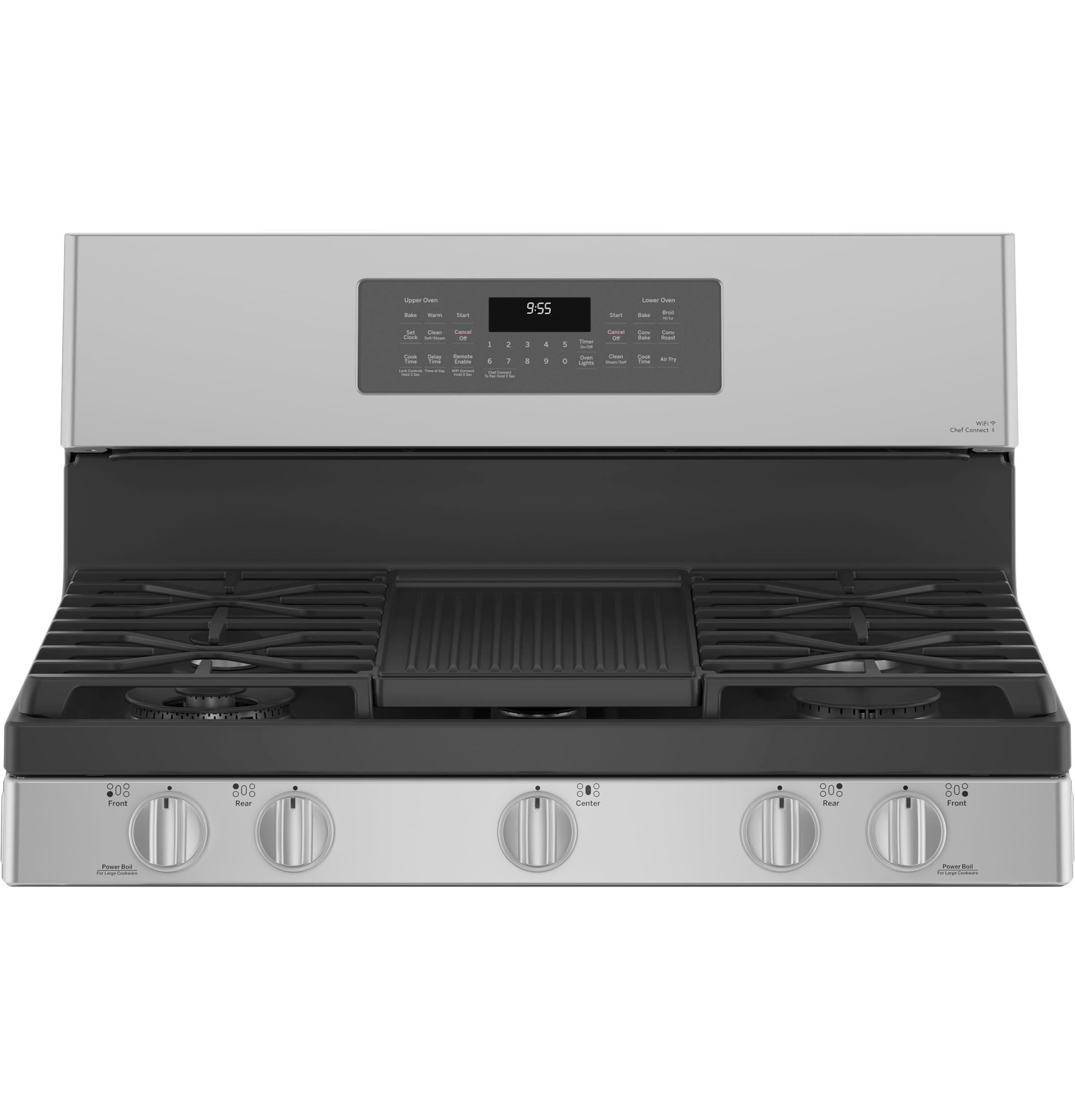 Ge Appliances PGB965YPFS Ge Profile™ 30" Free-Standing Gas Double Oven Convection Fingerprint Resistant Range With No Preheat Air Fry