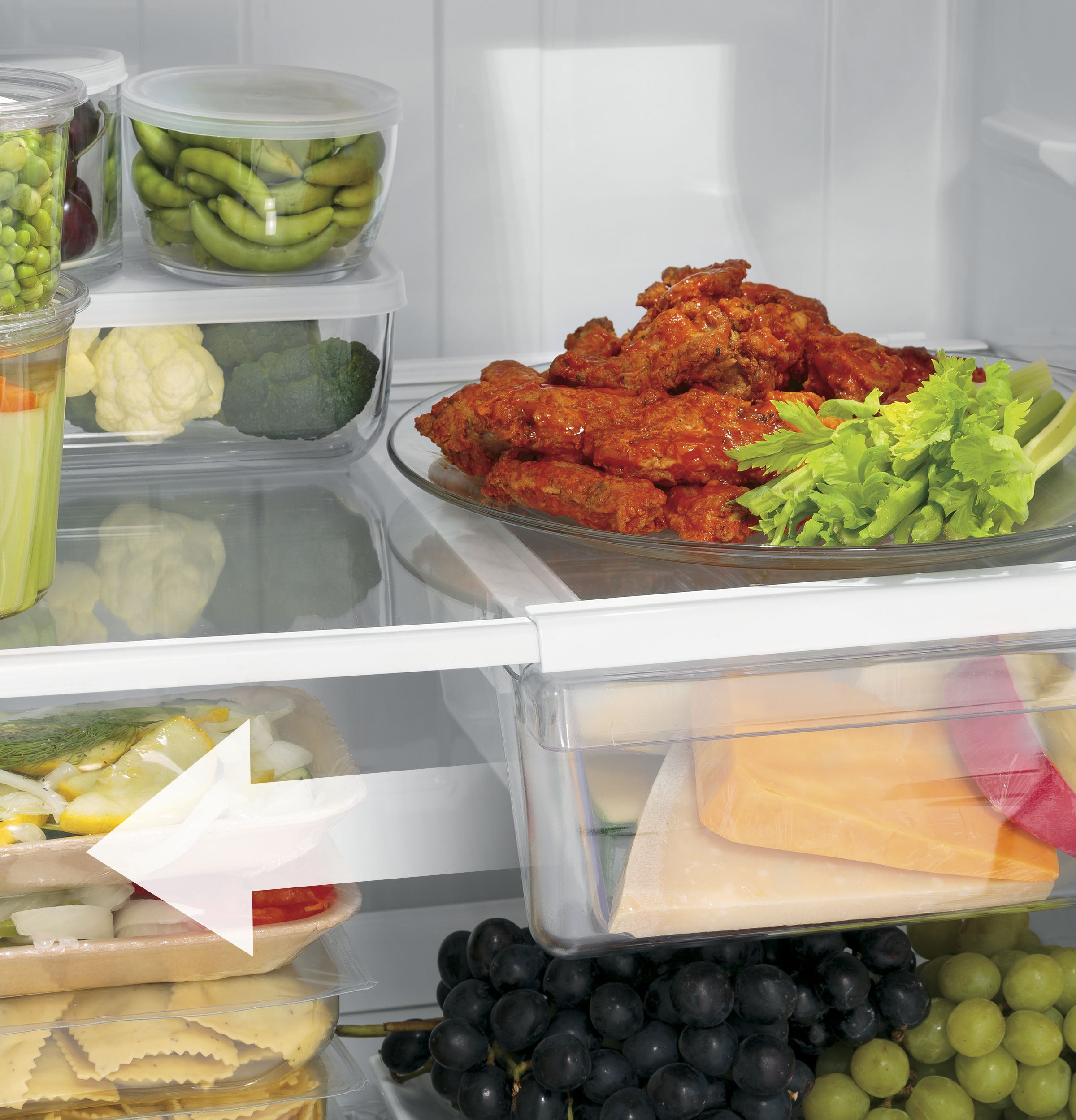 Ge Appliances GTS18HGNRWW Ge® 17.5 Cu. Ft. Top-Freezer Refrigerator