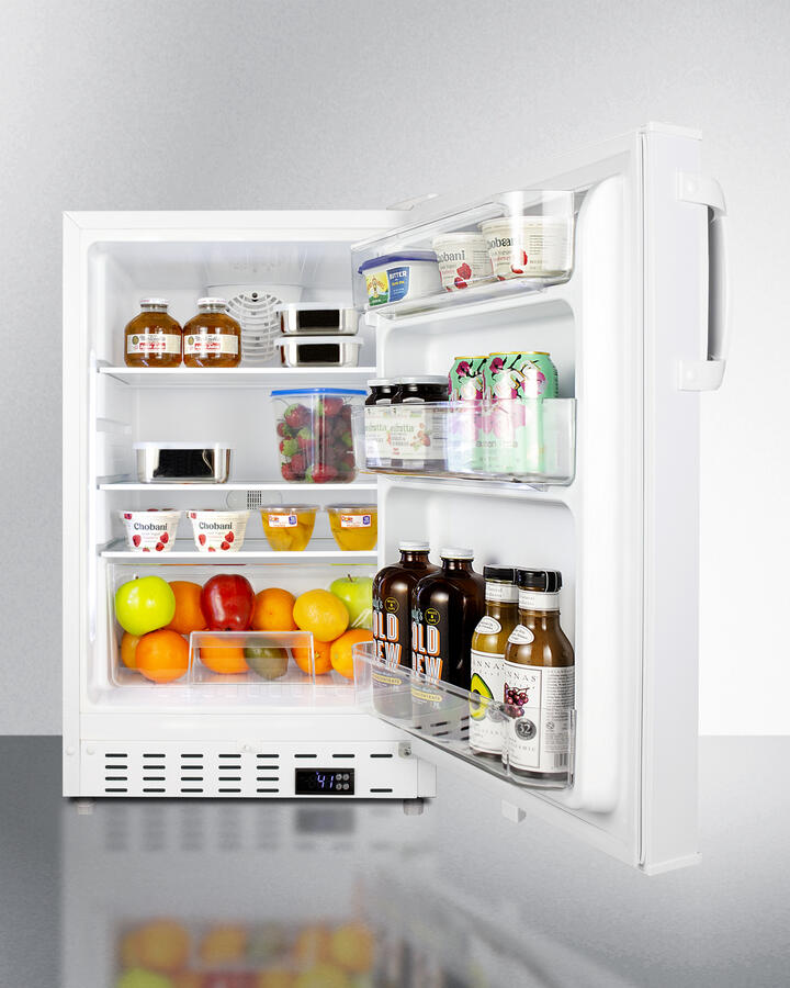 Summit ALR46W 20" Wide Built-In All-Refrigerator, Ada Compliant