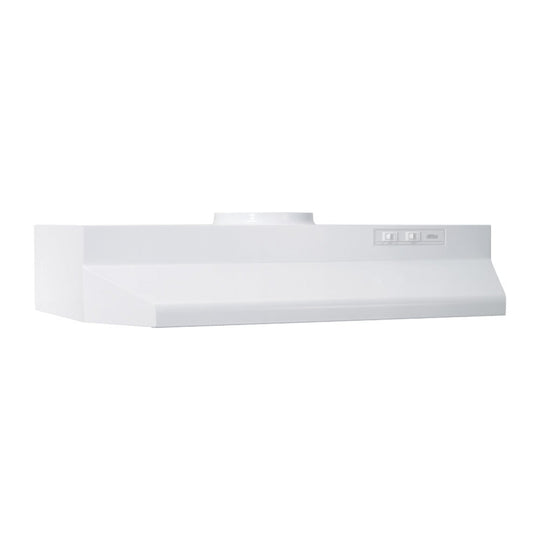 Broan BUEZ230WW Broan® 30-Inch Under-Cabinet Range Hood W/ Easy Install System, 190 Cfm, White