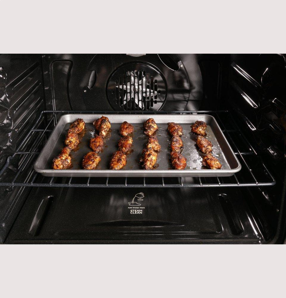 Ge Appliances PGB965YPFS Ge Profile™ 30" Free-Standing Gas Double Oven Convection Fingerprint Resistant Range With No Preheat Air Fry
