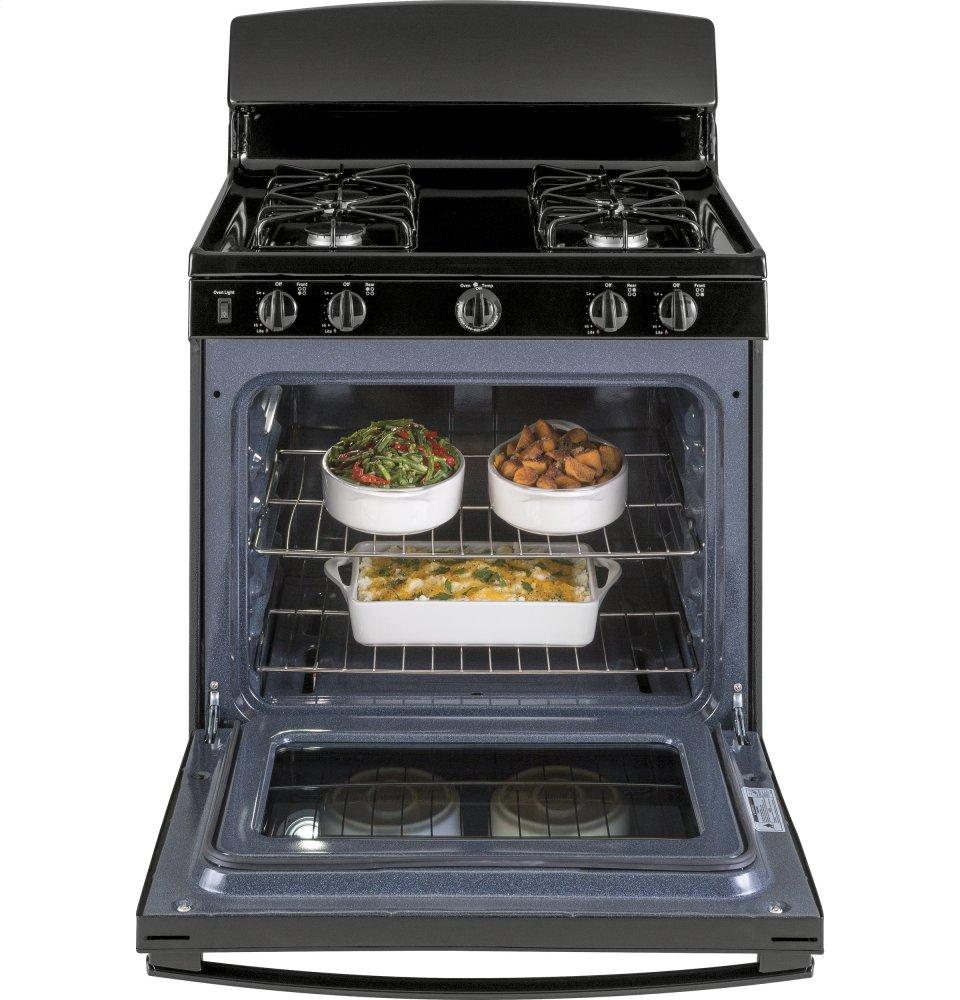 Ge Appliances JGBS30DEKBB Ge® 30" Free-Standing Gas Range