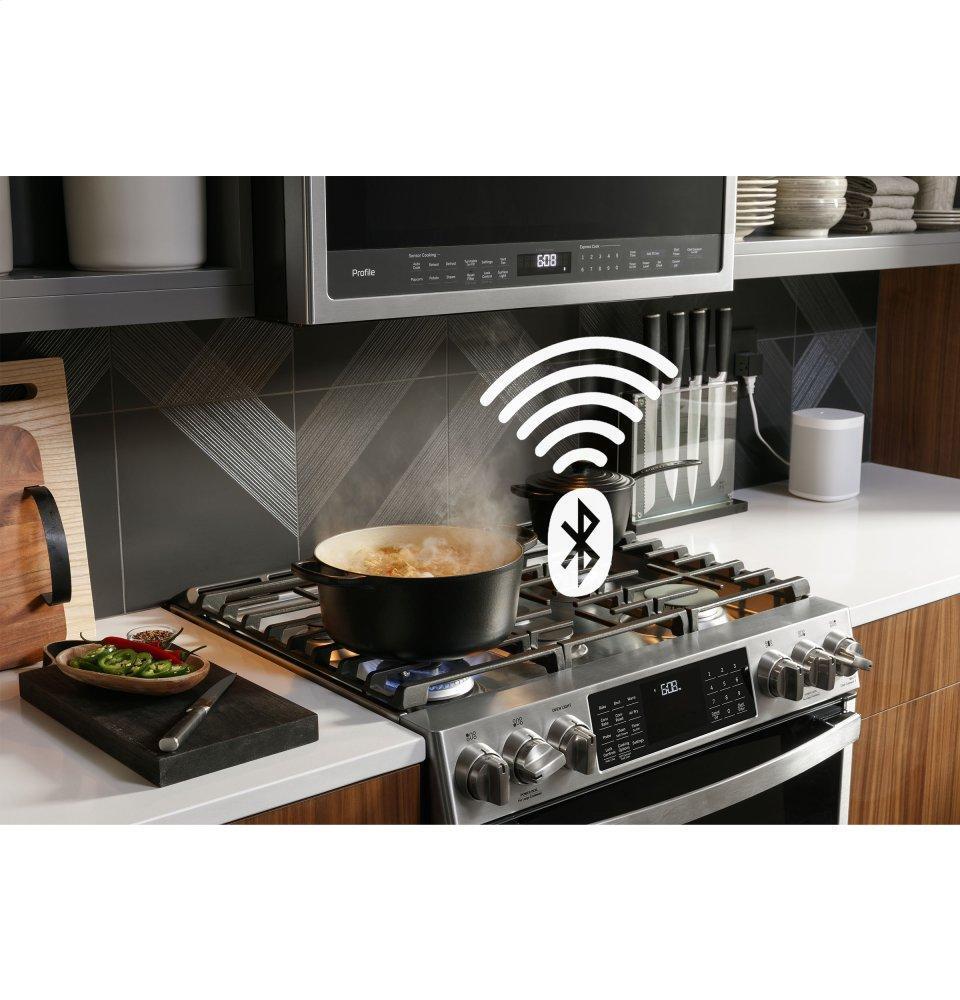 Ge Appliances PGB965YPFS Ge Profile™ 30" Free-Standing Gas Double Oven Convection Fingerprint Resistant Range With No Preheat Air Fry